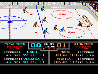 Superstar Ice Hockey screenshot 2 for Amiga